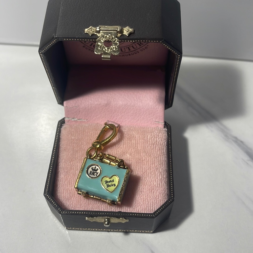 Juicy couture suitcase charm